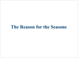 The Reason for the S..