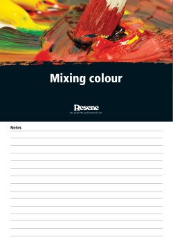 Mixing colour