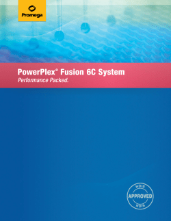 PowerPlex&reg; Fusion 6C System
