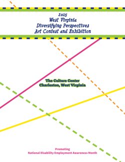 2015 West Virginia Diversifying Perspectives Art Contest and