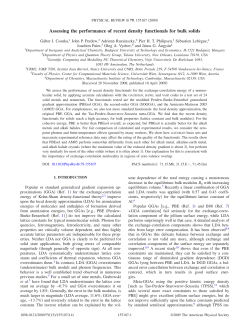 Assessing the performance of recent density functionals for bulk solids