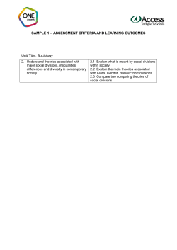 SAMPLE 1 - One Awards