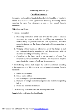 Accounting standard No.