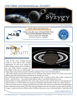 July 2013 issue. - Kern Astronomical Society