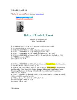 Baker of Hasfield Court