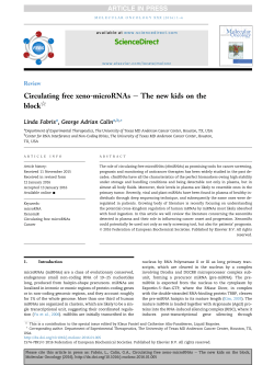 Circulating free xeno-microRNAs