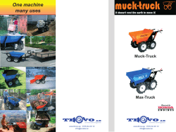 Muck-Truck Max-Truck One machine many uses
