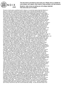 The epic or heroic poem, as defined by M.H. Abrams, is \"a w