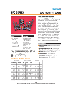 DFC SERiES - Ferraz Shawmut Sales