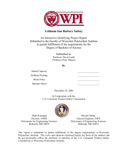 iqp 12-13-06final - Worcester Polytechnic Institute