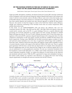 on the navidad events in the bay of biscay in 2003