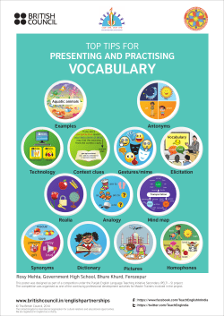 Poster 2 - Tips for presenting and practising