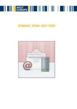 Informationen zu Dynamic Spam-out-Stop
