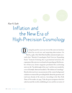 Inflation and the New Era of High