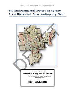 Great Rivers Sub-Area Contingency Plan