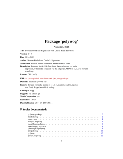 Package `polywog`