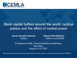 Bank capital buffers around the world: cyclical patters and the effect