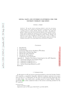 Miura Maps and Inverse Scattering for the Novikov