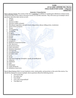 Semester 1 Exam Review