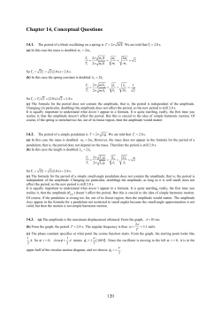 Solutions Chapter 14