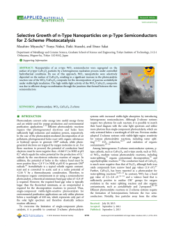 Selective Growth of n-Type Nanoparticles on p