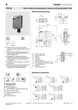 Data sheet - Leuze electronic