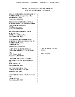 Complaint - Thomas Aquinas College