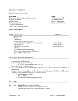 Curriculum Vitae Diana H. Juarez Madera.