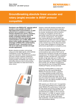 Groundbreaking absolute linear encoder and rotary (angle)