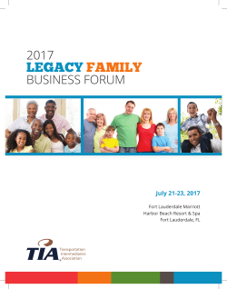 legacy family - Transportation Intermediaries Association