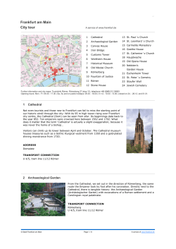 Frankfurt am Main - City tour