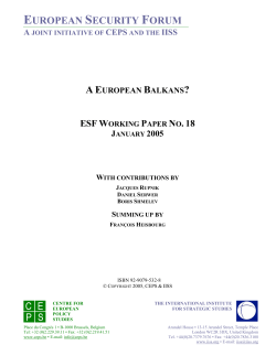 A European Balkans?