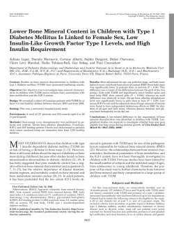 Lower Bone Mineral Content in Children with