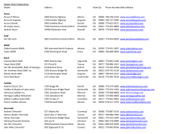 Dealer Direct Dealerships Dealer Address City State Zip Phone