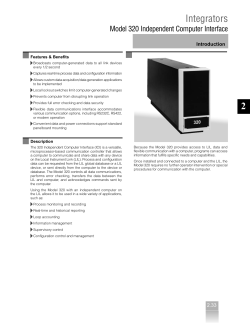 2 Integrators - Siemens Industry, Inc.