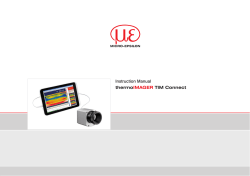 Operators manual thermoIMAGER TIM Connect - Micro