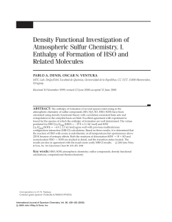 Density functional investigation of atmospheric sulfur