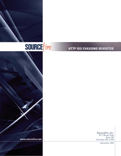 Sourcefire White Paper