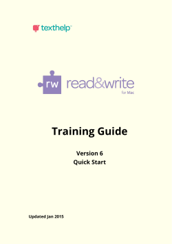 Training Guide