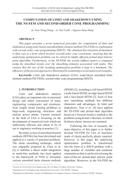 THE NS-FEM AND SECOND-ORDER CONE PROGRAMMING