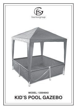12504043 &ndash; Kid`s Pool Gazebo
