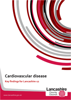 Cardiovascular disease - Lancashire County Council