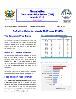 Consumer Price Index - Ghana Statistical Service