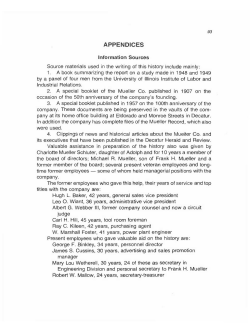 APPENDICES - Hieronymus Mueller Museum
