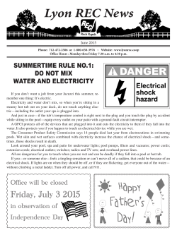 Lyon REC News - Lyon Rural Electric Cooperative