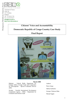 DR Congo - Federal Public Service Foreign Affairs