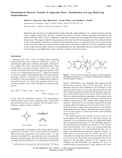 Photoinduced Electron Transfer in Squaraine Dyes