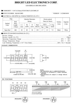 BRIGHT LED ELECTRONICS CORP.