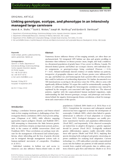 Linking genotype, ecotype, and phenotype in an intensively