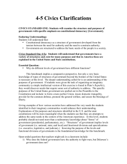 4-5 Civics Clarifications